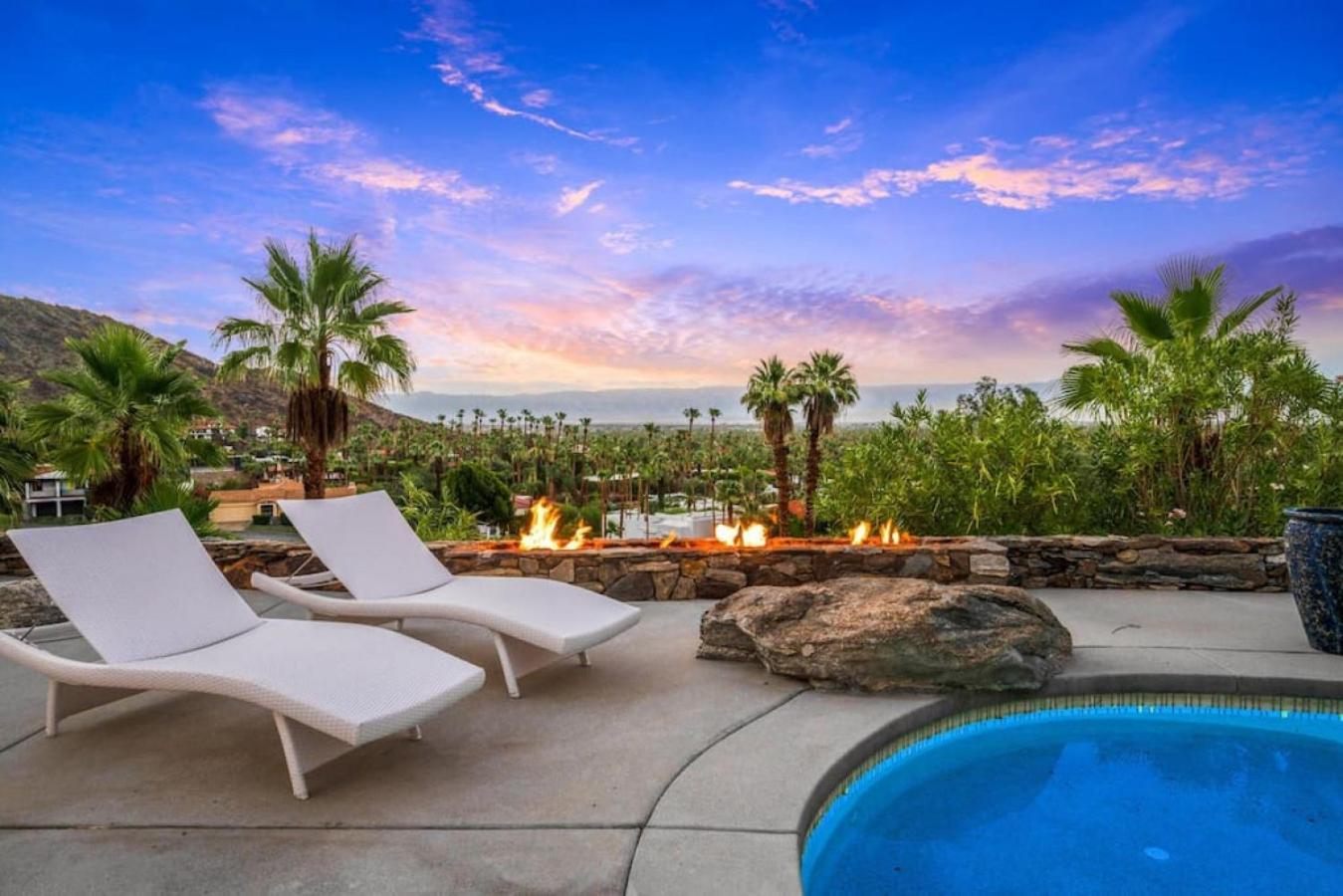 Santorini House Panoramic Palm Springs Views Villa Buitenkant foto