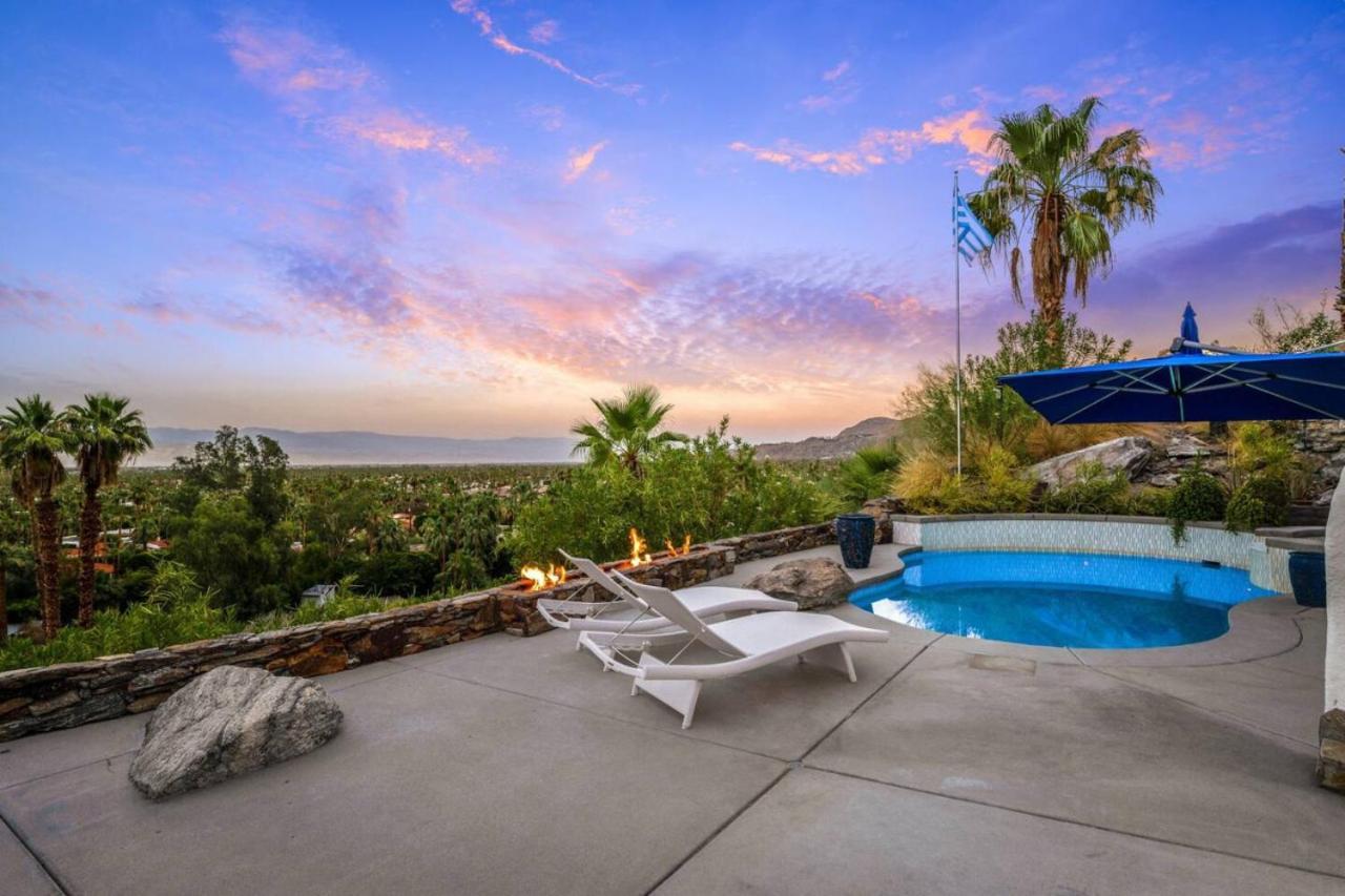 Santorini House Panoramic Palm Springs Views Villa Buitenkant foto
