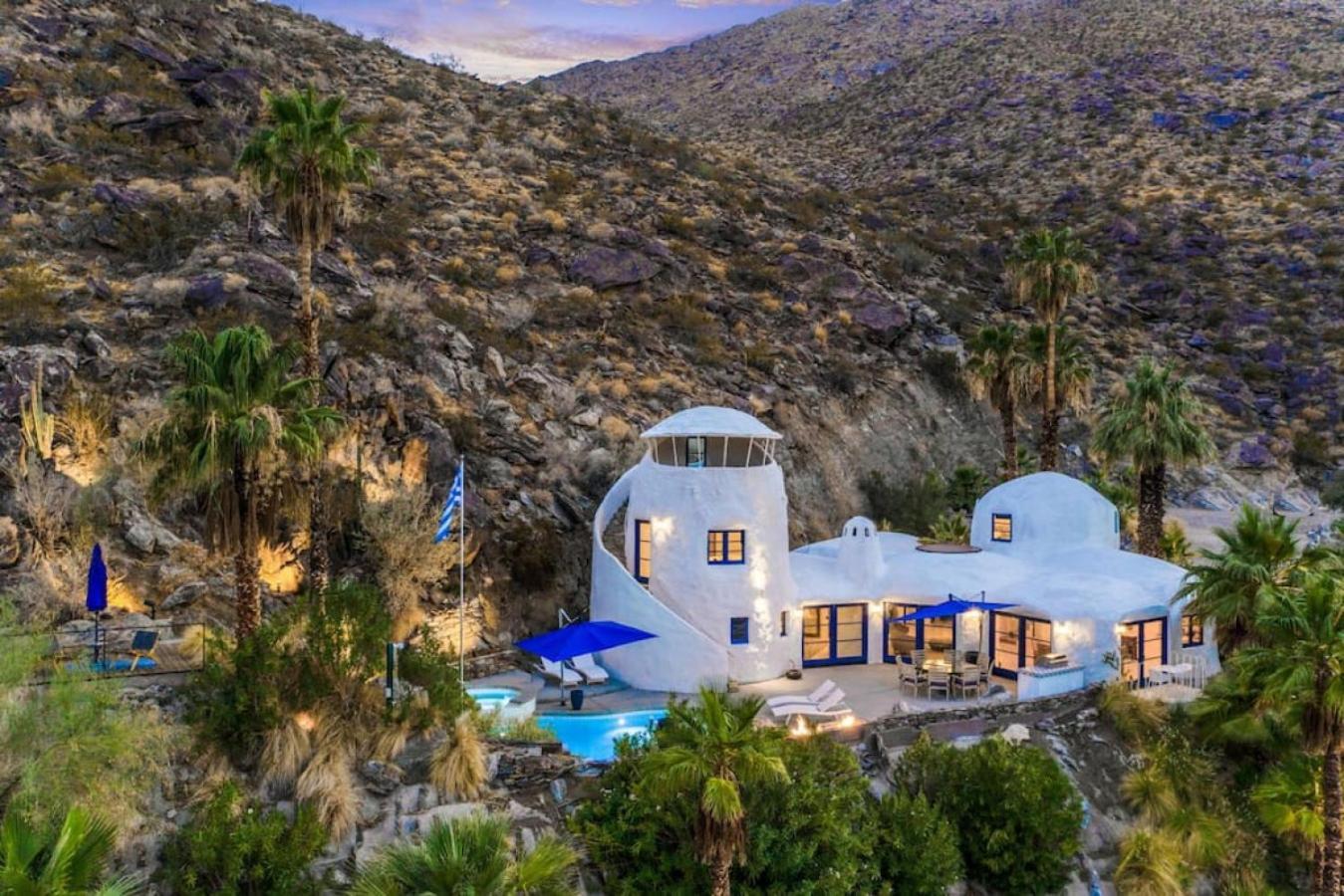 Santorini House Panoramic Palm Springs Views Villa Buitenkant foto